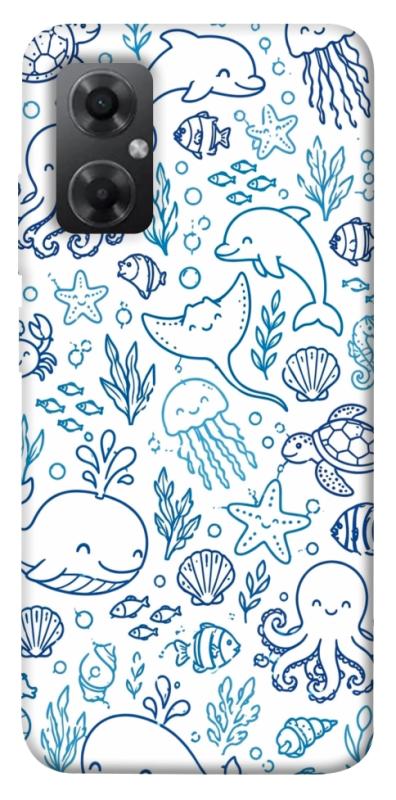 Чехол itsPrint Sea pattern для Xiaomi Redmi Note 11R, песики, купить оптом с доставкой
