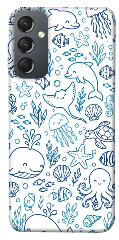 Чохол itsPrint Sea pattern для Samsung Galaxy A24 4G, песики, купити оптом з доставкою