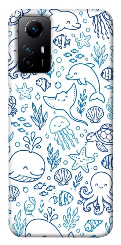 Чохол itsPrint Sea pattern для Xiaomi Redmi Note 12S, песики, купити оптом з доставкою