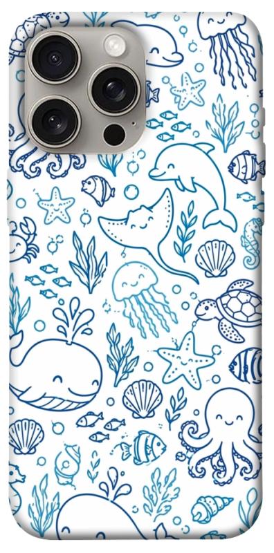 Чохол itsPrint Sea pattern для Apple iPhone 15 Pro Max (6.7"), песики, купити оптом з доставкою