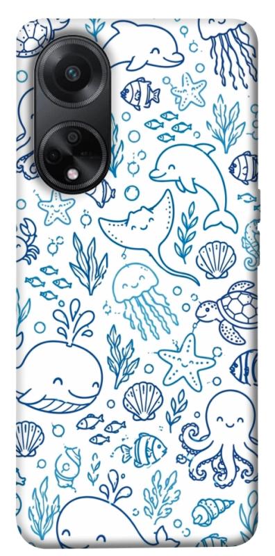 Чохол itsPrint Sea pattern для Oppo A58 4G, песики, купити оптом з доставкою