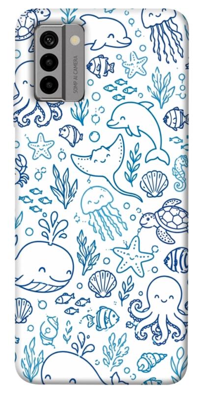 Чохол itsPrint Sea pattern для Nokia G22, песики, купити оптом з доставкою
