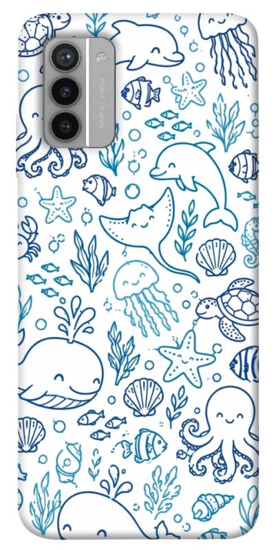 Чохол itsPrint Sea pattern для Nokia G42, песики, купити оптом з доставкою