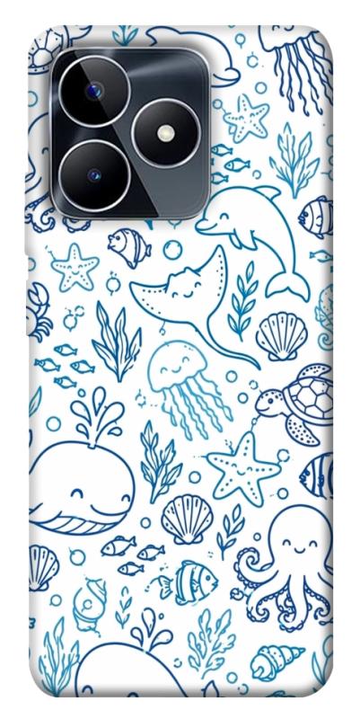 Чохол itsPrint Sea pattern для Realme C53, песики, купити оптом з доставкою