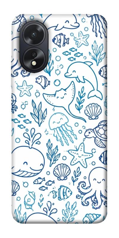 Чохол itsPrint Sea pattern для Oppo A38, песики, купити оптом з доставкою