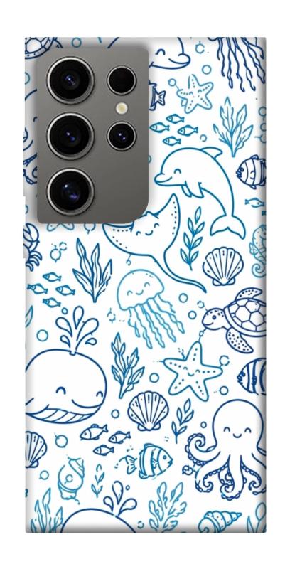 Чохол itsPrint Sea pattern для Samsung Galaxy S24 Ultra, песики, купити оптом з доставкою