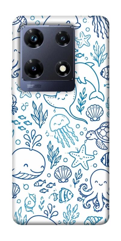 Чохол itsPrint Sea pattern для Infinix Note 30 Pro, песики, купити оптом з доставкою