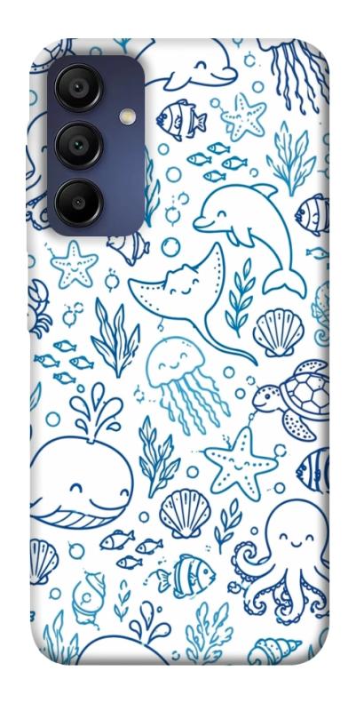 Чехол itsPrint Sea pattern для Samsung Galaxy A15 4G/5G, паттерн, купить оптом с доставкой