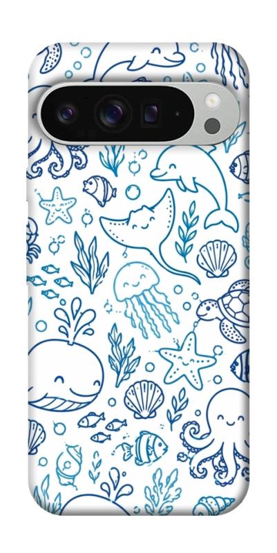 Чехол itsPrint Sea pattern для Google Pixel 9 Pro XL, паттерн, купить оптом с доставкой