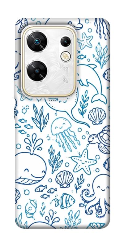 Чехол itsPrint Sea pattern для Infinix Zero 30 4G, паттерн, купить оптом с доставкой