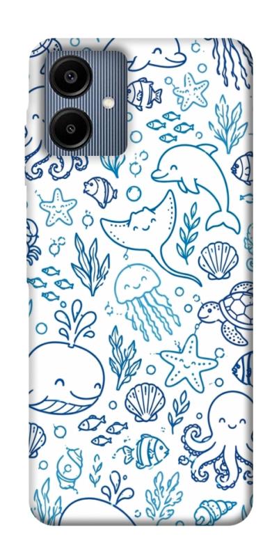 Чехол itsPrint Sea pattern для Samsung Galaxy A06, паттерн, купить оптом с доставкой