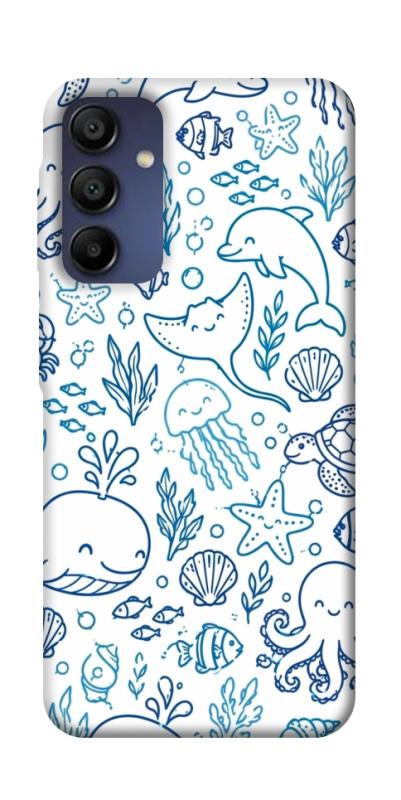 Чехол itsPrint Sea pattern для Samsung Galaxy A16 4G/5G, паттерн, купить оптом с доставкой