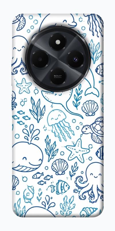 Чехол itsPrint Sea pattern для Xiaomi Redmi 14C / Poco C75, паттерн, купить оптом с доставкой