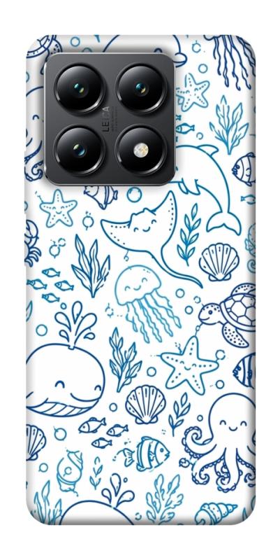 Чехол itsPrint Sea pattern для Xiaomi 14T, паттерн, купить оптом с доставкой