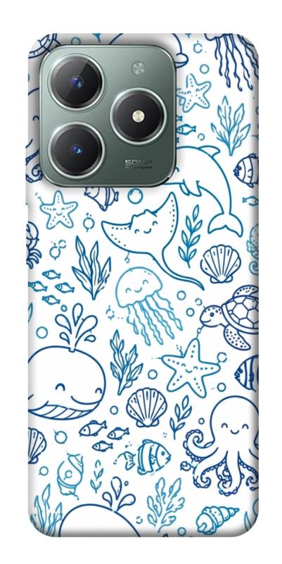 Чехол itsPrint Sea pattern для Realme C61 4G, паттерн, купить оптом с доставкой