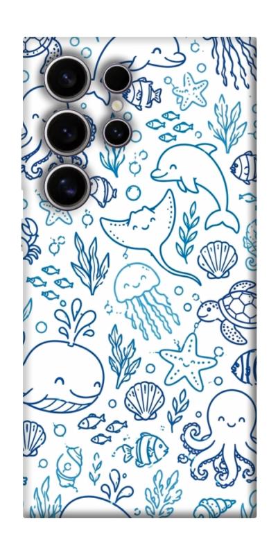 Чехол itsPrint Sea pattern для Samsung Galaxy S25 Ultra, паттерн, купить оптом с доставкой