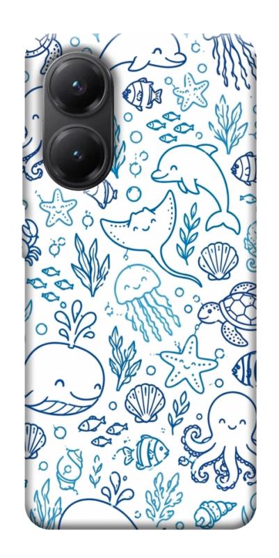 Чехол itsPrint Sea pattern для Xiaomi Poco X7 Pro, паттерн, купить оптом с доставкой