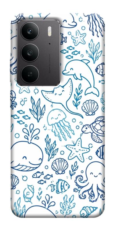 Чехол itsPrint Sea pattern для Realme C75, паттерн, купить оптом с доставкой