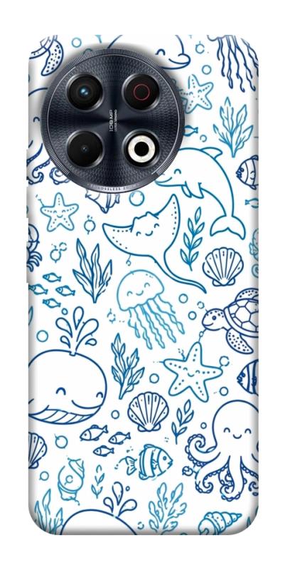Чехол itsPrint Sea pattern для TECNO Spark 30 Pro (KL7), паттерн, купить оптом с доставкой