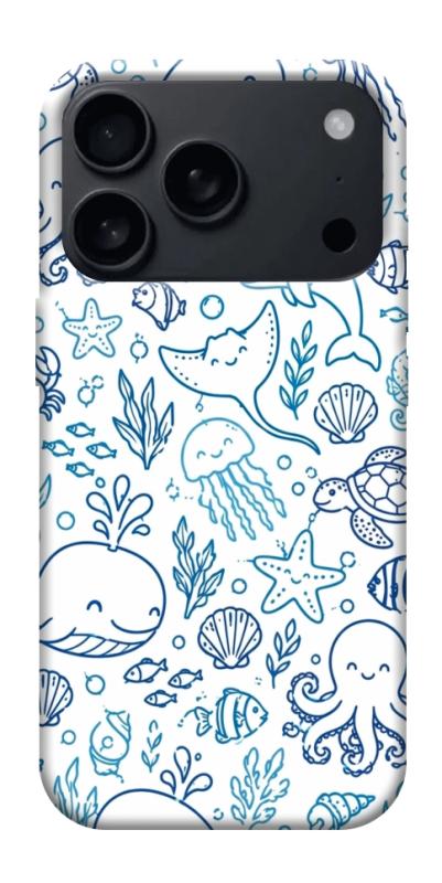 Чехол itsPrint Sea pattern для Apple iPhone 17 Pro (6.3"), паттерн, купить оптом с доставкой