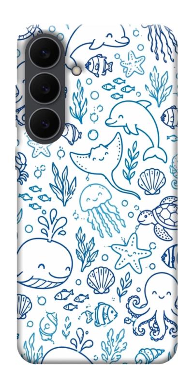 Чехол itsPrint Sea pattern для Samsung Galaxy S25 FE, паттерн, купить оптом с доставкой