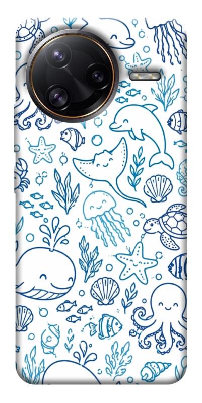Чехол itsPrint Sea pattern для Xiaomi Poco F7, паттерн, купить оптом с доставкой
