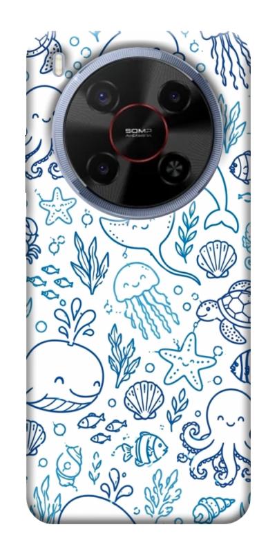 Чехол itsPrint Sea pattern для ZTE Nubia V70 Max, паттерн, купить оптом с доставкой