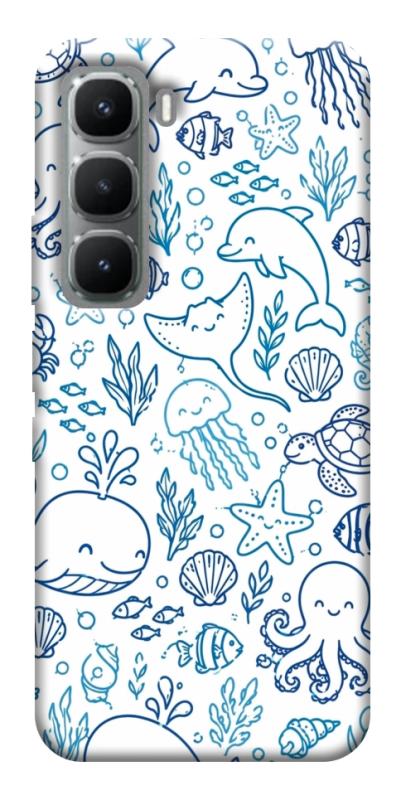 Чехол itsPrint Sea pattern для Infinix Hot 60 Pro+, паттерн, купить оптом с доставкой
