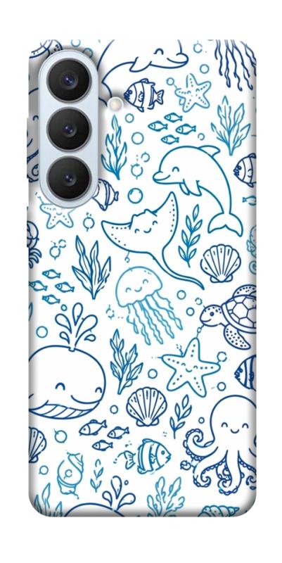 Чехол itsPrint Sea pattern для Samsung Galaxy S26+, паттерн, купить оптом с доставкой