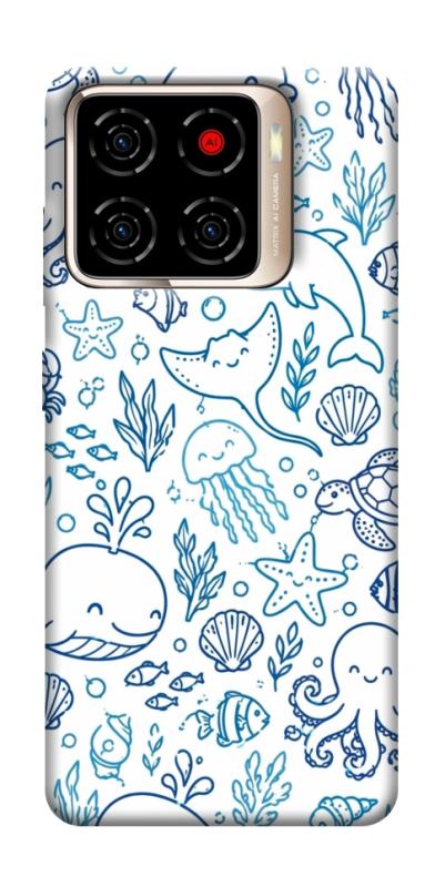 Чехол itsPrint Sea pattern для ZTE Blade A56, паттерн, купить оптом с доставкой