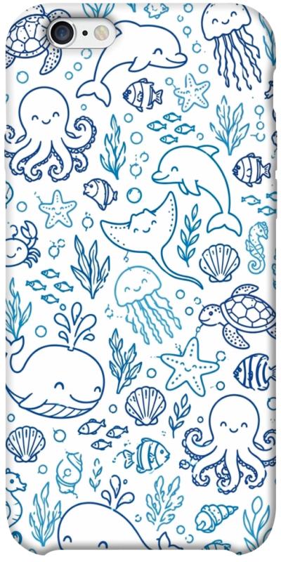 Чохол itsPrint Sea pattern для Apple iPhone 6/6s plus (5.5"), песики, купити оптом з доставкою