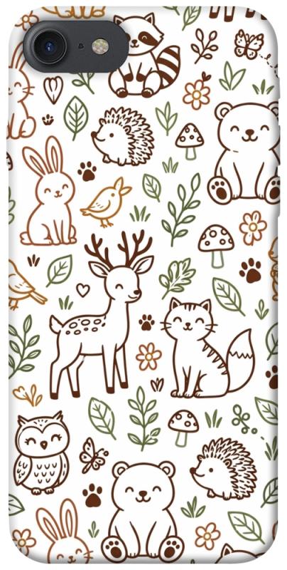 Чохол itsPrint Wildlife pattern для Apple iPhone 7 / 8 (4.7"), паттерн, купити оптом з доставкою