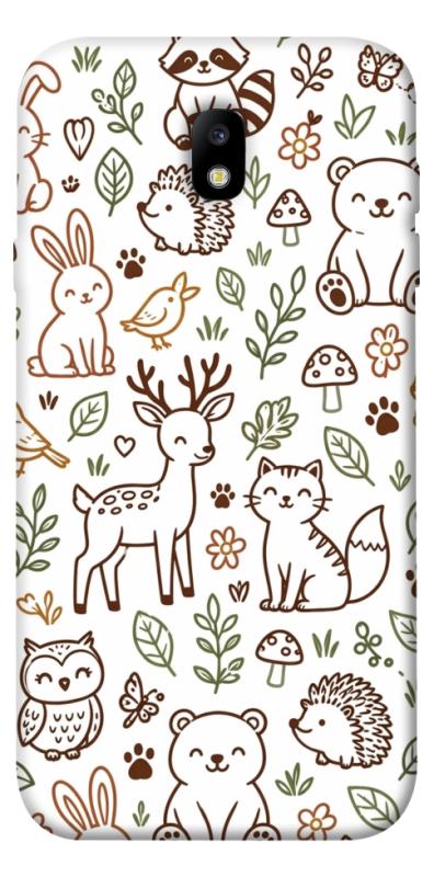 Чохол itsPrint Wildlife pattern для Samsung J730 Galaxy J7 (2017), паттерн, купити оптом з доставкою