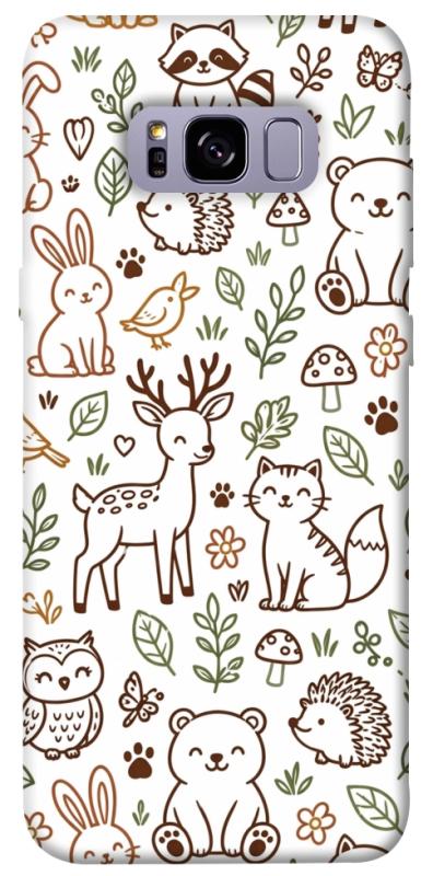 Чехол itsPrint Wildlife pattern для Samsung G955 Galaxy S8 Plus, паттерн, купить оптом с доставкой