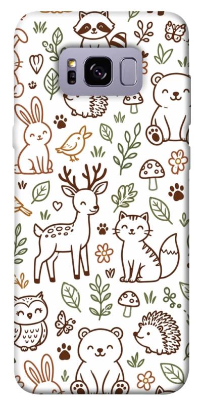 Чехол itsPrint Wildlife pattern для Samsung G955 Galaxy S8 Plus, паттерн, купить оптом с доставкой