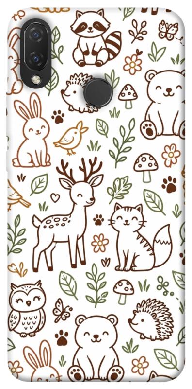 Чехол itsPrint Wildlife pattern для Huawei P Smart+ (nova 3i), паттерн, купить оптом с доставкой