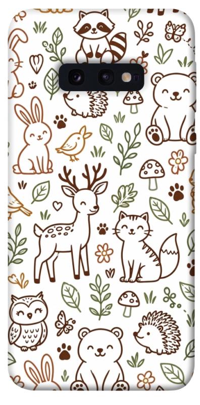 Чохол itsPrint Wildlife pattern для Samsung Galaxy S10e, паттерн, купити оптом з доставкою