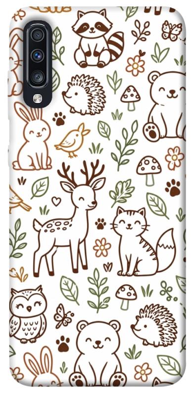Чохол itsPrint Wildlife pattern для Samsung Galaxy A70 (A705F), паттерн, купити оптом з доставкою