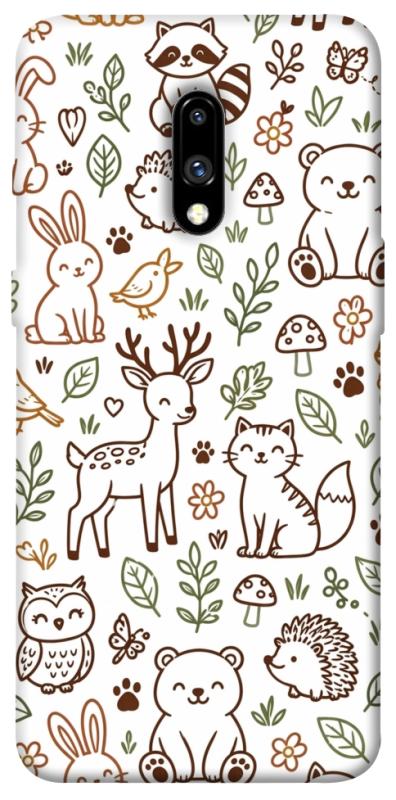 Чохол itsPrint Wildlife pattern для OnePlus 7, паттерн, купити оптом з доставкою