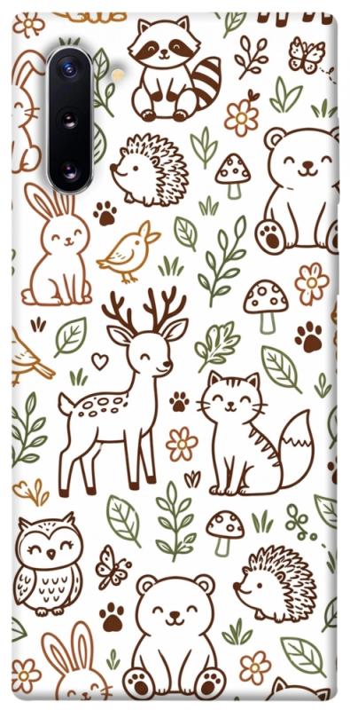 Чехол itsPrint Wildlife pattern для Samsung Galaxy Note 10, паттерн, купить оптом с доставкой