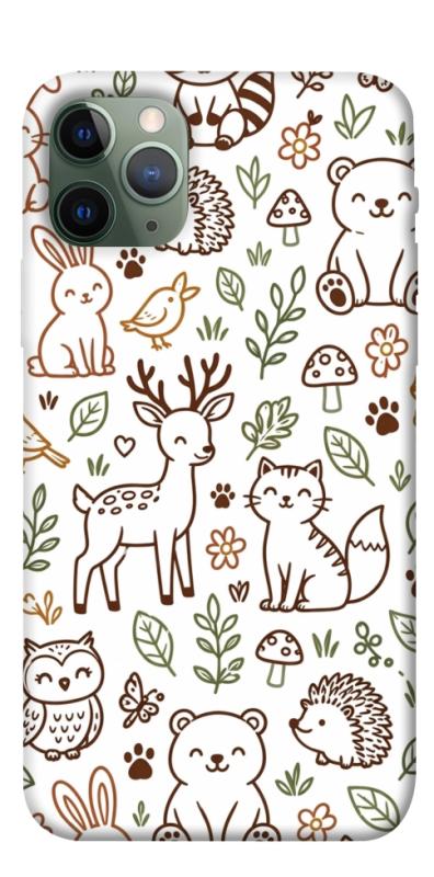 Чохол itsPrint Wildlife pattern для Apple iPhone 11 Pro (5.8"), паттерн, купити оптом з доставкою