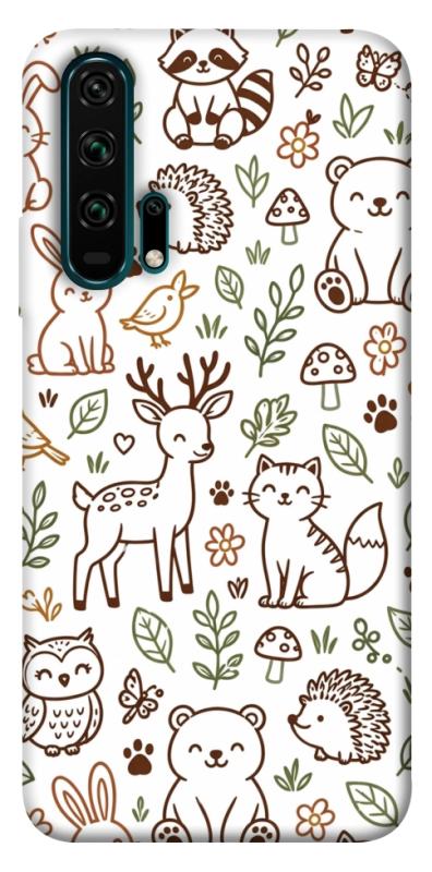 Чехол itsPrint Wildlife pattern для Huawei Honor 20 Pro, паттерн, купить оптом с доставкой
