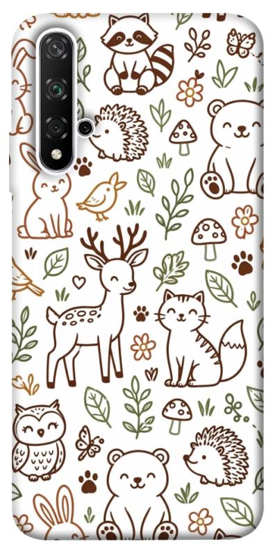 Чохол itsPrint Wildlife pattern для Huawei Honor 20 / Nova 5T, паттерн, купити оптом з доставкою