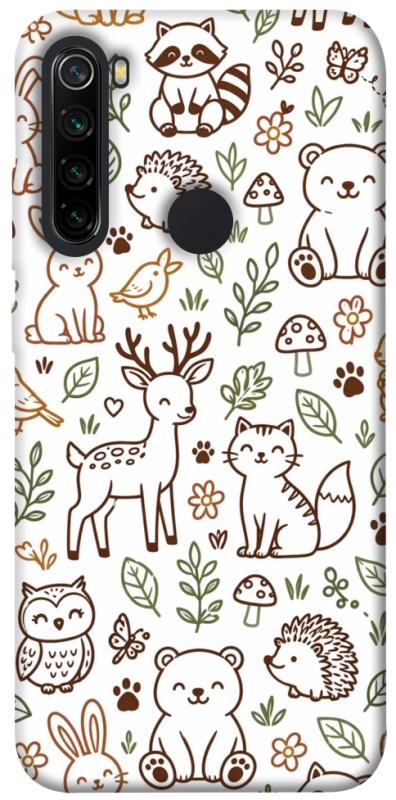 Чохол itsPrint Wildlife pattern для Xiaomi Redmi Note 8, паттерн, купити оптом з доставкою