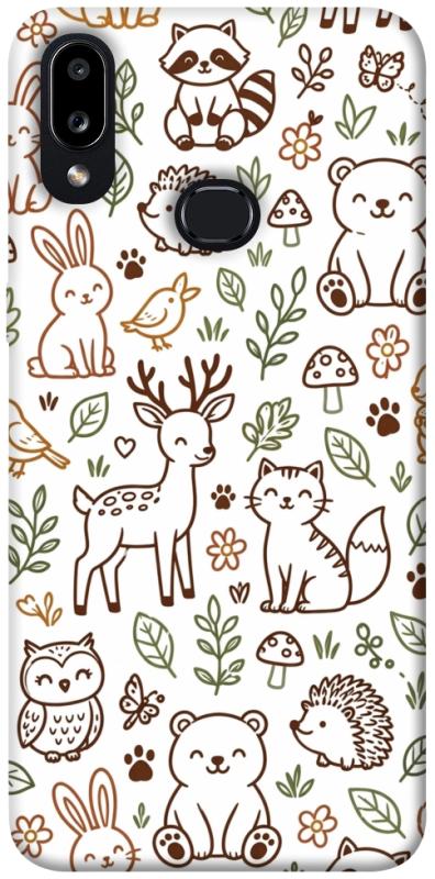 Чохол itsPrint Wildlife pattern для Samsung Galaxy A10s, паттерн, купити оптом з доставкою