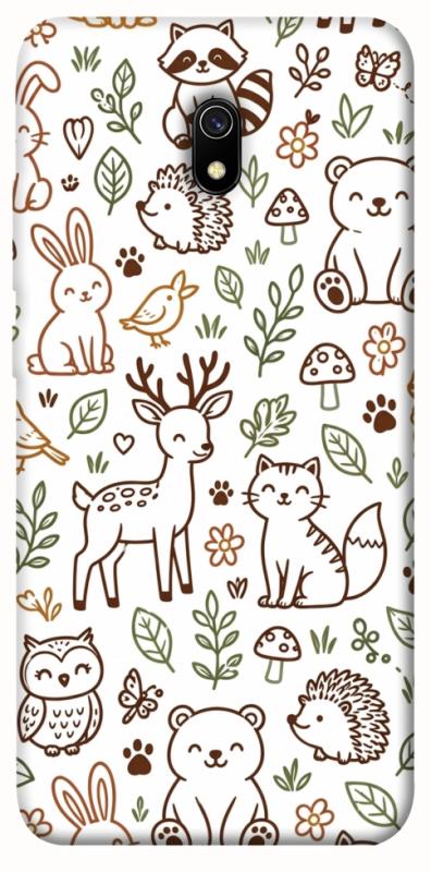 Чохол itsPrint Wildlife pattern для Xiaomi Redmi 8a, паттерн, купити оптом з доставкою