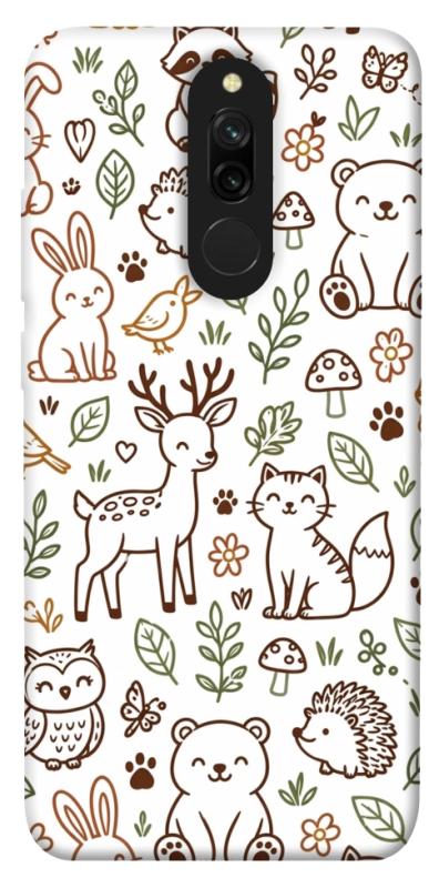 Чохол itsPrint Wildlife pattern для Xiaomi Redmi 8, паттерн, купити оптом з доставкою