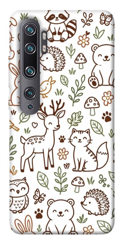 Чехол itsPrint Wildlife pattern для Xiaomi Mi Note 10 / Note 10 Pro / Mi CC9 Pro, паттерн, купить оптом с доставкой
