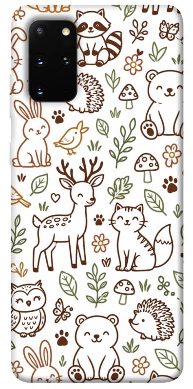 Чохол itsPrint Wildlife pattern для Samsung Galaxy S20+, паттерн, купити оптом з доставкою