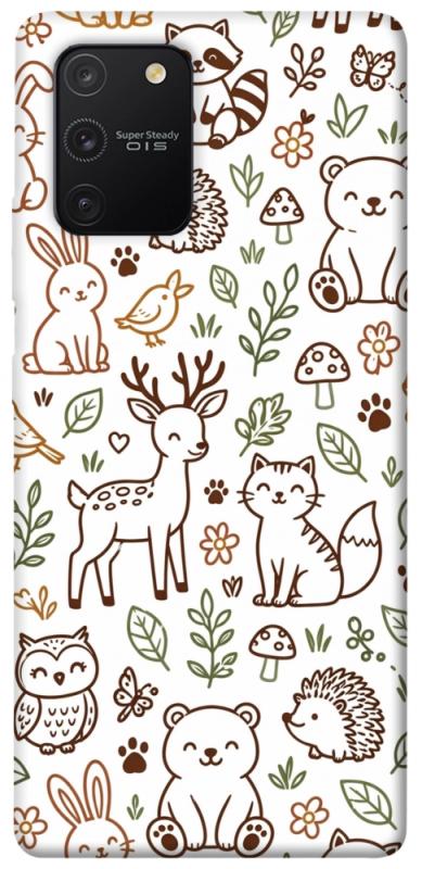 Чехол itsPrint Wildlife pattern для Samsung Galaxy S10 Lite, паттерн, купить оптом с доставкой